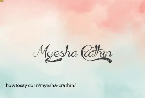 Myesha Crathin