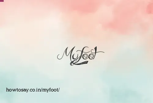 Myfoot