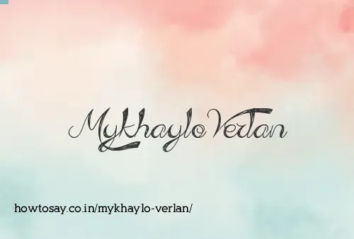 Mykhaylo Verlan
