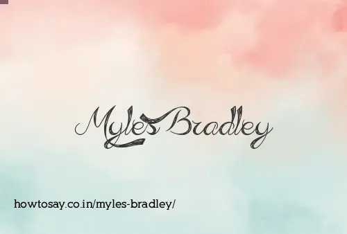 Myles Bradley
