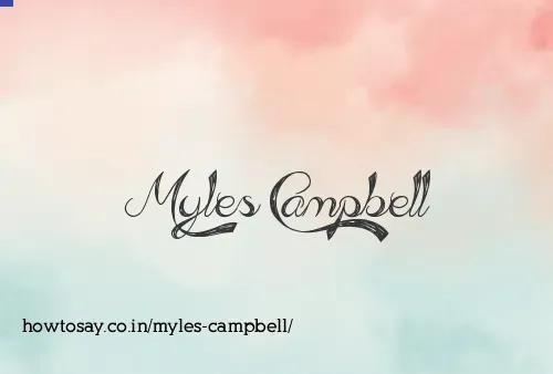 Myles Campbell