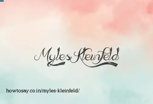 Myles Kleinfeld