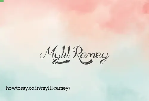 Mylil Ramey