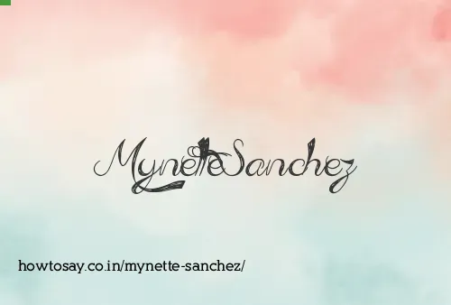 Mynette Sanchez