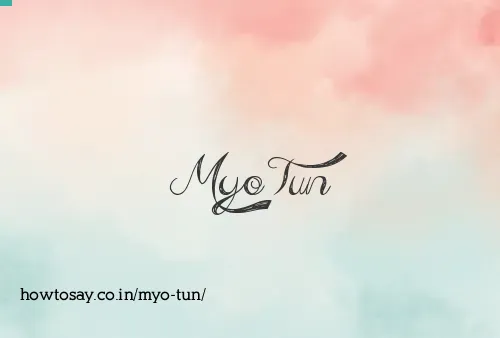 Myo Tun