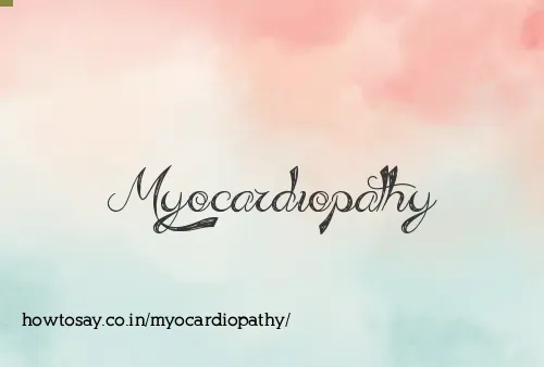 Myocardiopathy