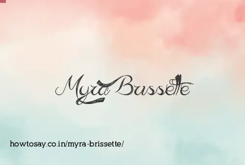 Myra Brissette