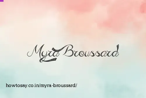 Myra Broussard