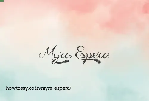 Myra Espera