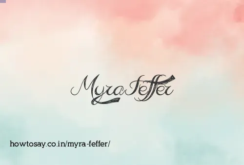 Myra Feffer