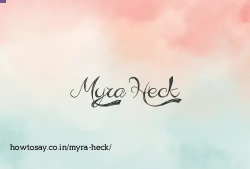 Myra Heck