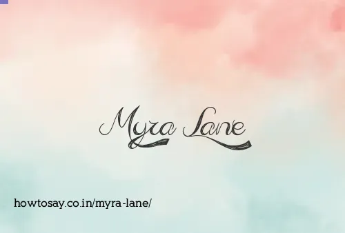 Myra Lane