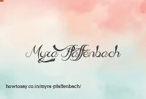 Myra Pfaffenbach