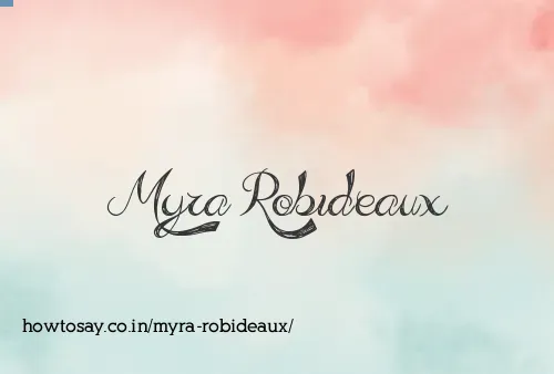 Myra Robideaux
