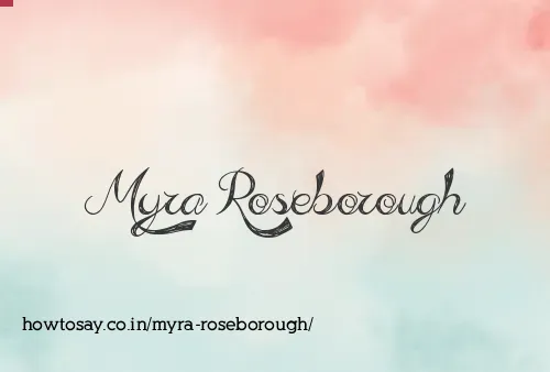 Myra Roseborough
