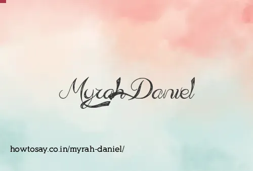 Myrah Daniel