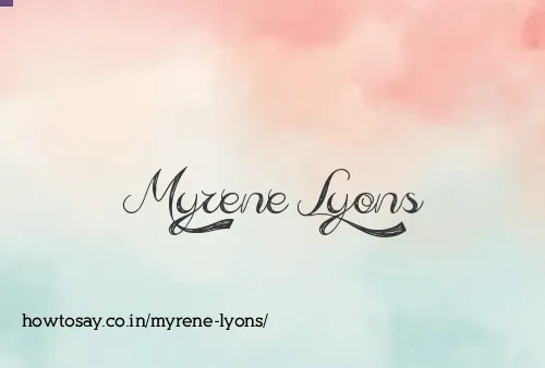 Myrene Lyons