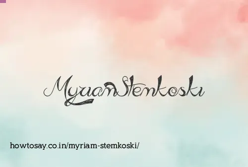 Myriam Stemkoski