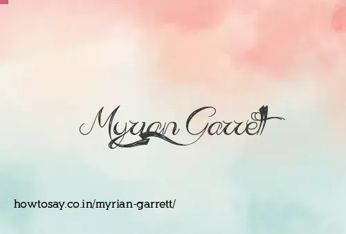 Myrian Garrett