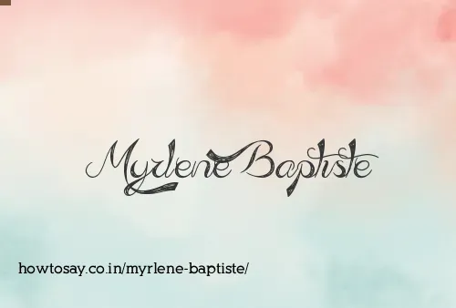 Myrlene Baptiste