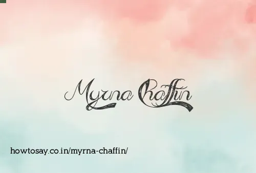 Myrna Chaffin