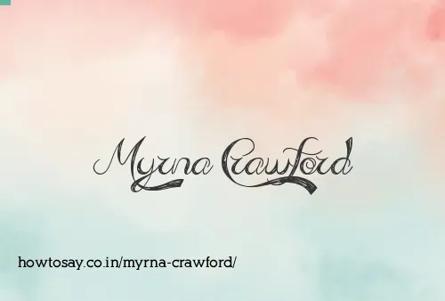 Myrna Crawford