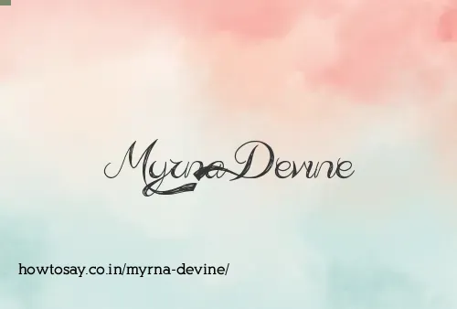 Myrna Devine