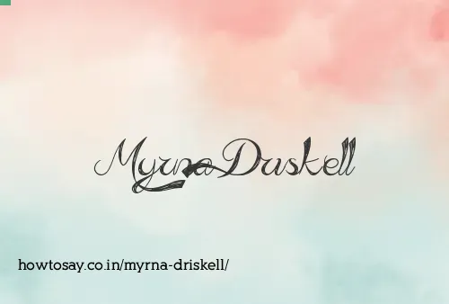 Myrna Driskell