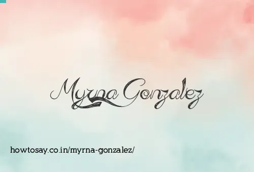 Myrna Gonzalez