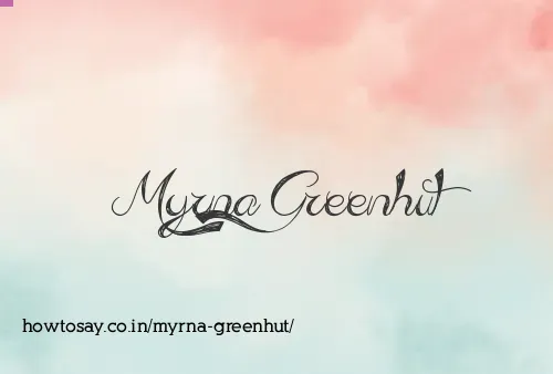 Myrna Greenhut