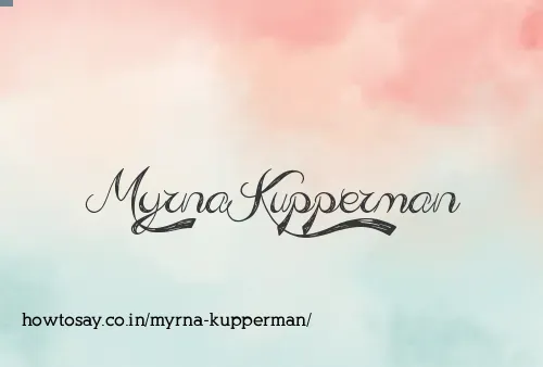 Myrna Kupperman