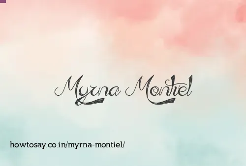 Myrna Montiel