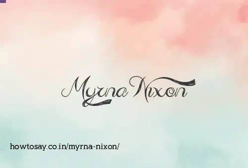 Myrna Nixon
