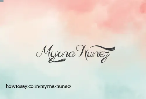 Myrna Nunez