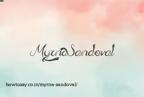 Myrna Sandoval
