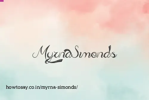 Myrna Simonds