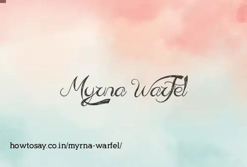 Myrna Warfel