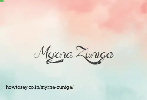 Myrna Zuniga