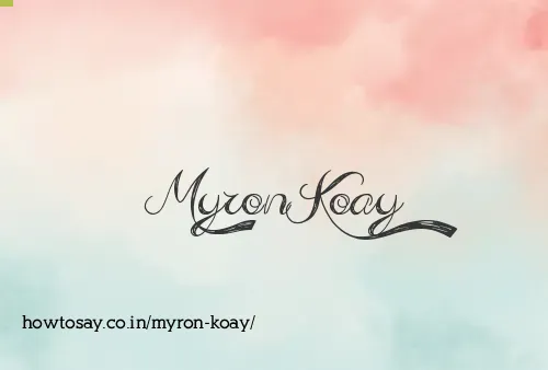 Myron Koay