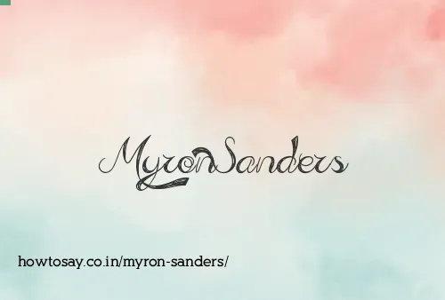 Myron Sanders