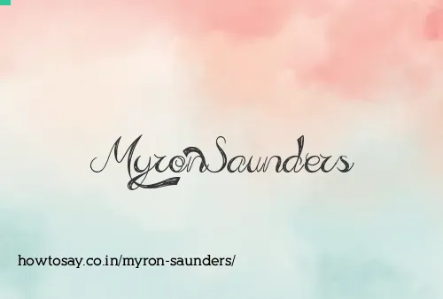 Myron Saunders
