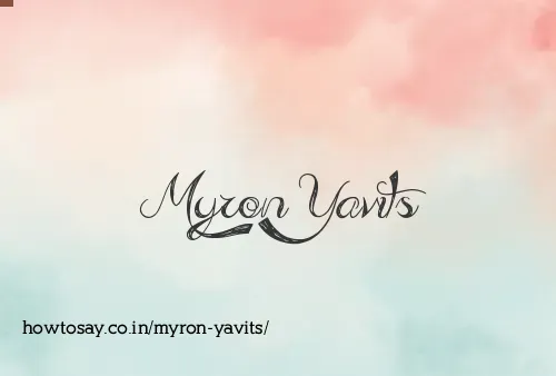Myron Yavits