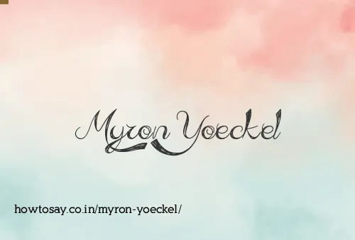 Myron Yoeckel