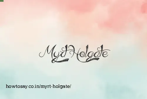Myrt Holgate