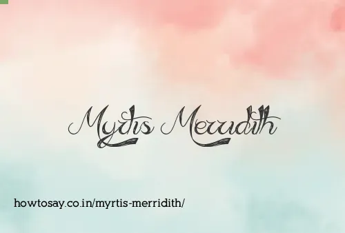 Myrtis Merridith