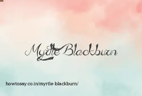 Myrtle Blackburn