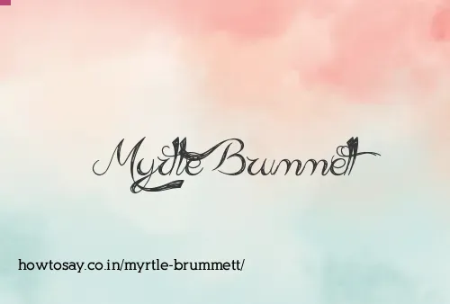 Myrtle Brummett