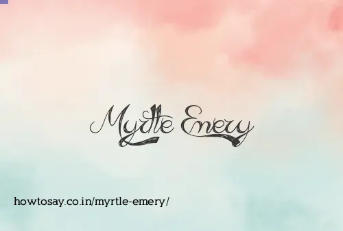 Myrtle Emery