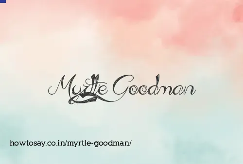 Myrtle Goodman