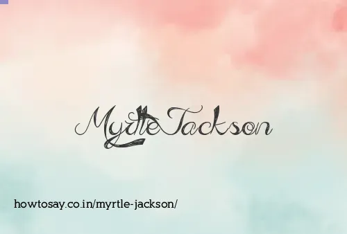 Myrtle Jackson